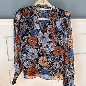 Steve Madden Floral Blouse - Size Medium
